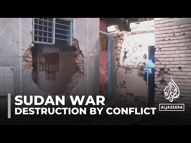 ⁣Sudanese man returns to find home of 40 years devastated by conflict