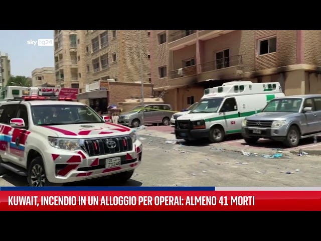 ⁣Incendio in Kuwait uccide 41 persone