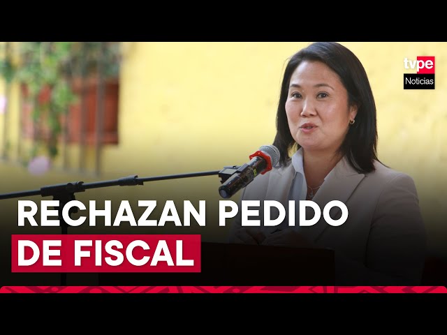 ⁣Keiko Fujimori: PJ rechazó imponer prisión preventiva a lideresa de Fuerza Popular