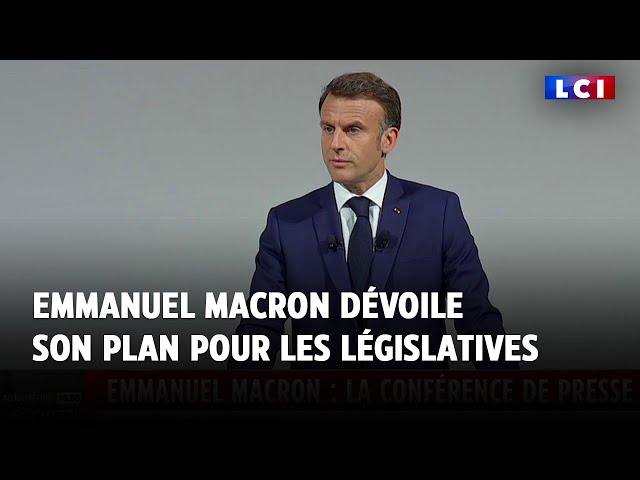⁣De la dissolution aux législatives, Emmanuel Macron s'explique