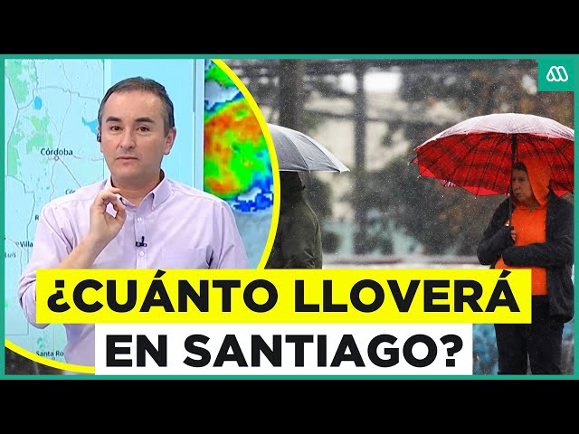 ⁣Alerta por precipitaciones en Santiago: ¿Cuánto lloverá en la comunas de la Región Metropolitana?