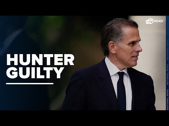 ⁣Hunter Biden found guilty on gun charges, now faces tax fraud trial in California