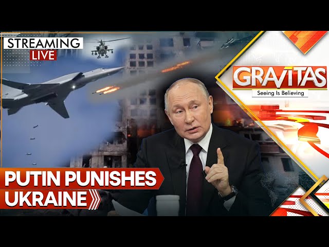 ⁣Russia bombs Kyiv, Putin punishes Zelensky for attacking Sukhoi Su-57, S-400 | Gravitas LIVE | WION