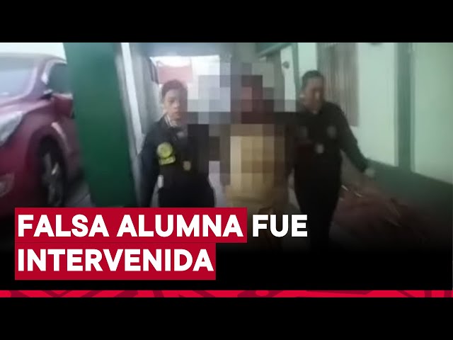 ⁣Cusco: detienen a mujer por suplantar a estudiante