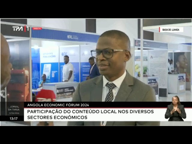 ⁣Angola Economic Fórum 2024 - Participação do conteúdo local nos diversos sectores económicos
