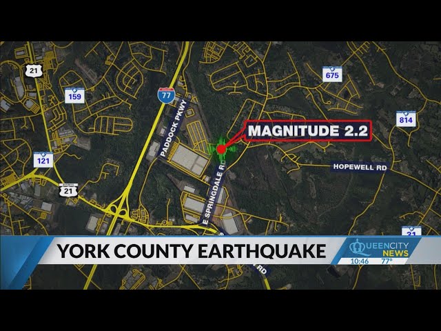 ⁣2.2 magnitude quake near Rock Hill: USGS