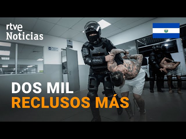 ⁣EL SALVADOR: EL GOBIERNO de BUKELE difunde un vídeo del TRASLADO de PANDILLEROS a su MEGAPRISÓN |
