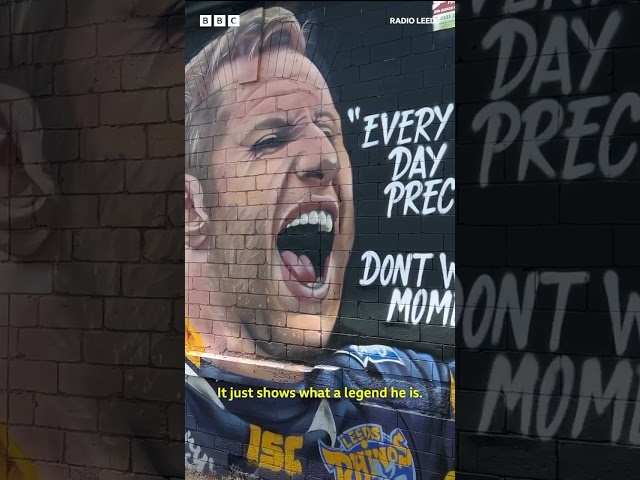 ⁣The mural near Headingley Stadium has been praised by locals.