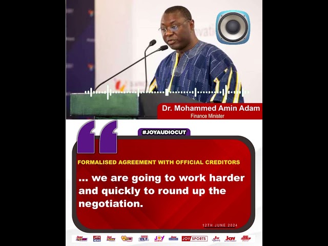 ⁣... we are going to work harder and quickly to round up the negotiation - Dr. Amin Adam#JoyAudioCut