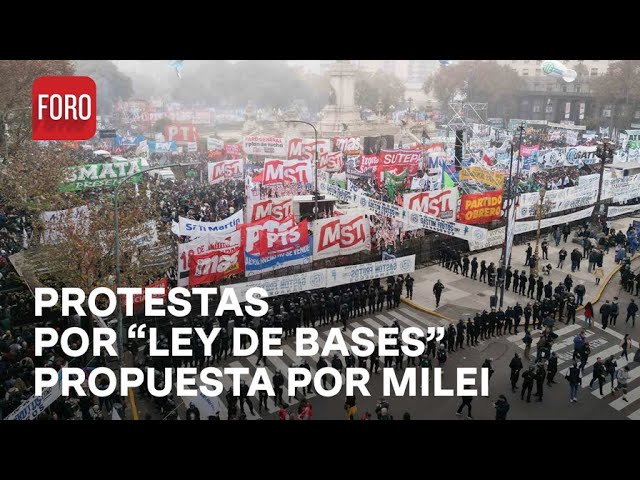 ⁣Nuevas protestas en Argentina contra políticas del presidente Javier Milei - Expreso de la Mañana