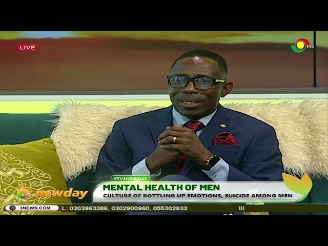 ⁣TV3NewDay: Mental Health of Men - Culture of bottling up emotions