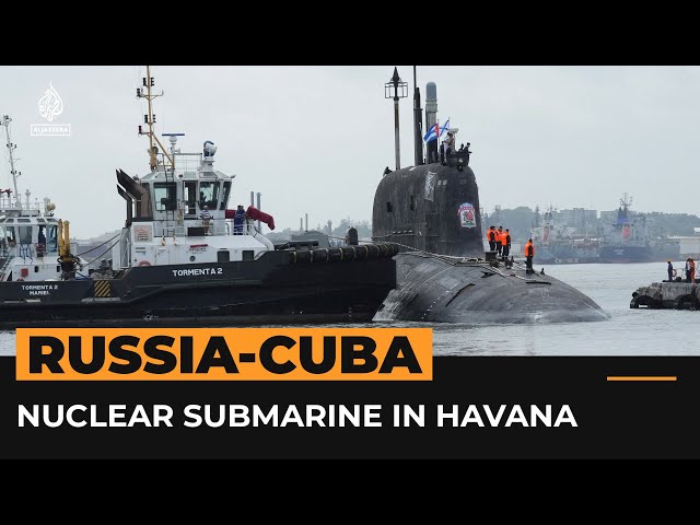 ⁣Video shows Russian nuclear submarine sailing into Havana, Cuba | Al Jazeera Newsfeed
