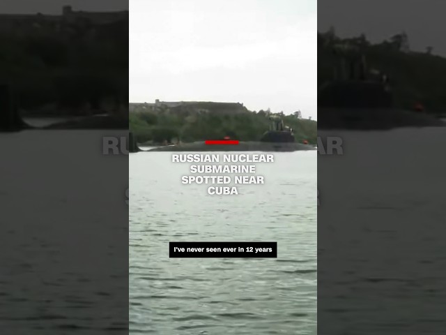⁣See Russian submarine spotted near Cuba