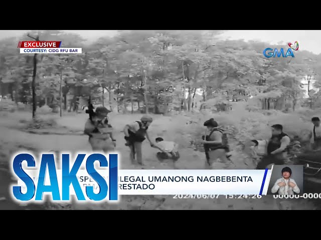 ⁣2 suspek na ilegal umanong nagbebenta ng armas, arestado | Saksi