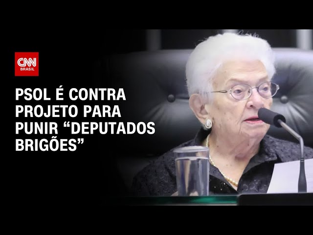 ⁣PSOL é contra projeto para punir “deputados brigões” | CNN 360º