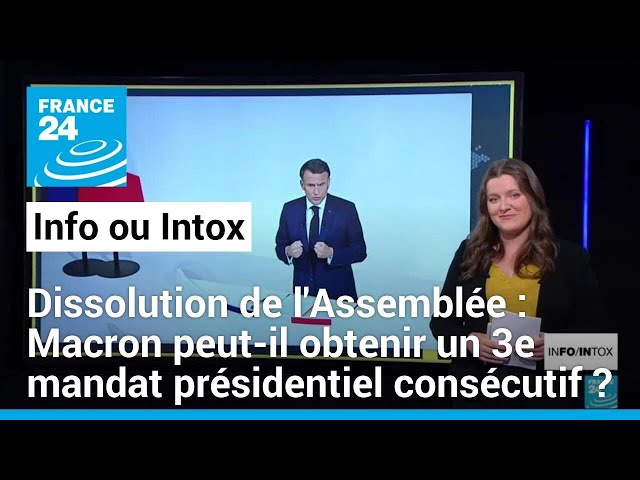 ⁣Non, Emmanuel Macron ne démissionnera pas pour obtenir un 3e mandat consécutif • FRANCE 24