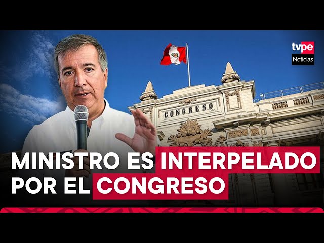 ⁣Congreso: Ministro de Transportes, Raúl Pérez Reyes, responde a tres pliegos interpelatorios