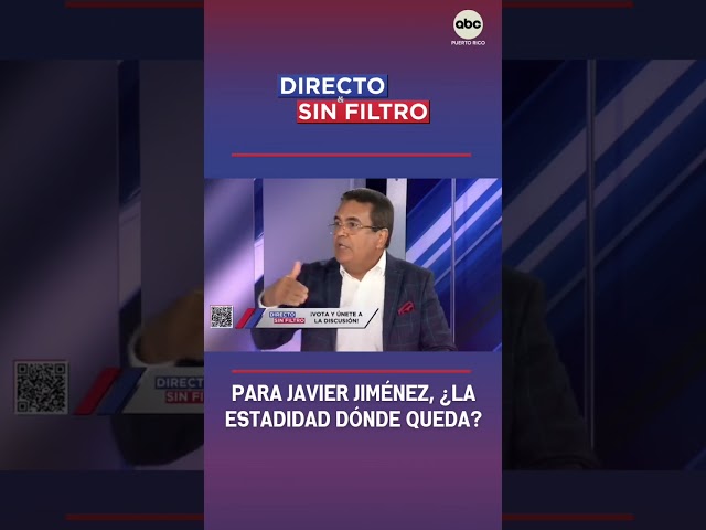 ⁣Directo y Sin Filtro: Para Javier Jiménez, ¿La estadidad dónde queda?