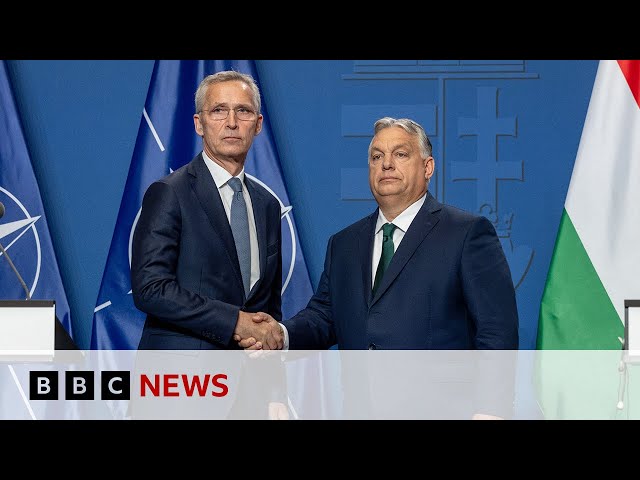 ⁣Hungary will not participate in Nato Ukraine funding | BBC News