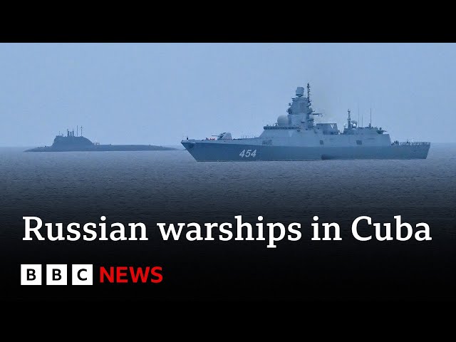 ⁣Russian warships arrive in Cuba in show of force | BBC News