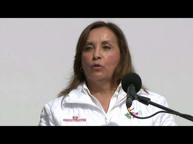 ⁣Dina Boluarte: "El desarrollo de nuestro querido Perú no se basa en encuestas"