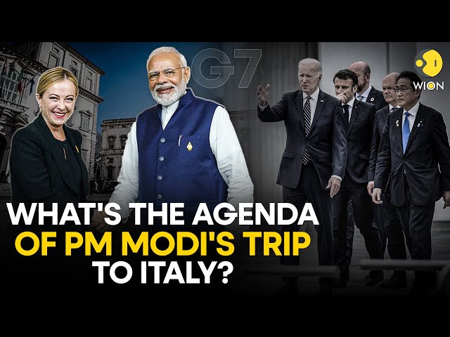 ⁣PM Modi's trip to Italy for G7 Summit. What's on the agenda? | WION Originals