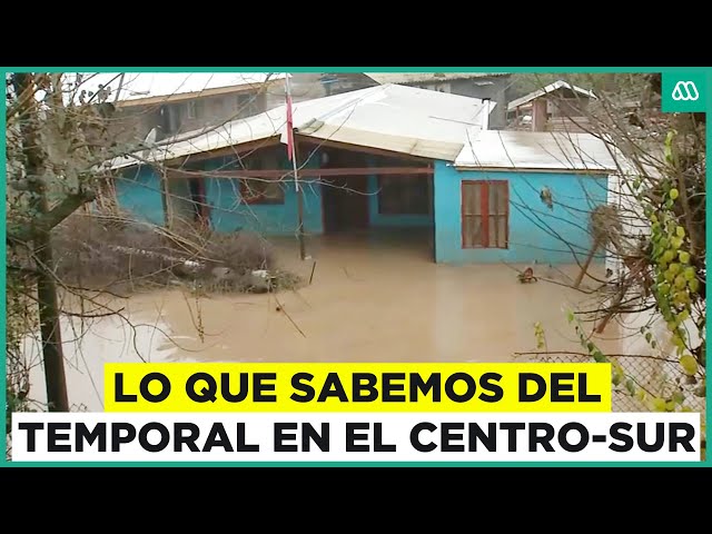 ⁣La catástrofe del sistema frontal: Los estragos del fuerte temporal en la zona centro-sur de Chile