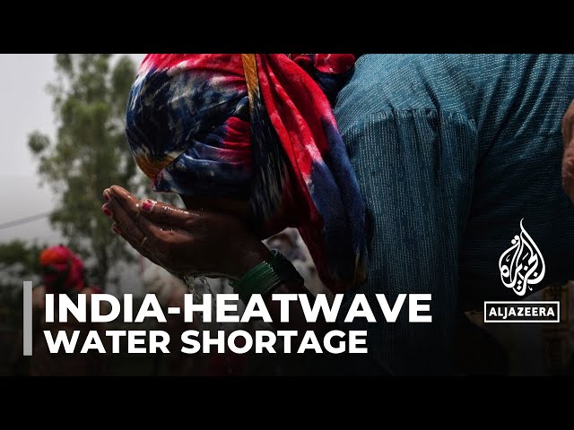 ⁣Acute water shortages amid searing heat in India