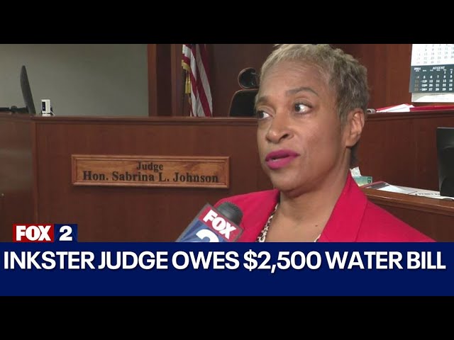 ⁣Inkster judge allegedly owes $2K in water bills, but she says it is a mistake