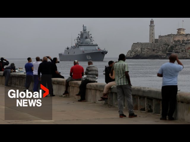 ⁣Russian warships arrive in Cuba amid rising tensions with West
