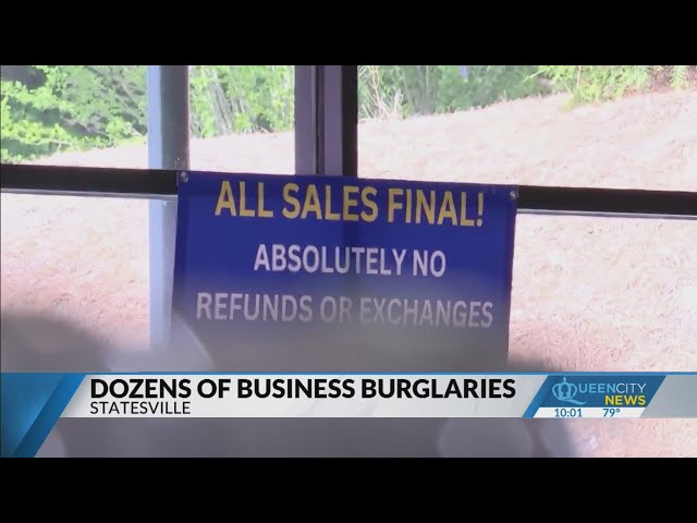 ⁣Dozens of burglaries hurting Statesville businesses