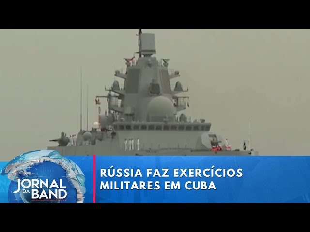 ⁣Frota de guerra russa faz exercícios militares em Cuba e deixa EUA sob alerta | Jornal da Band