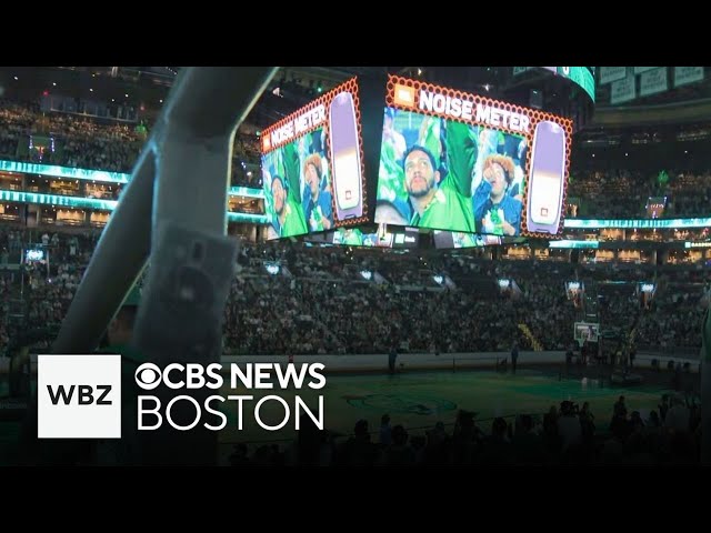 ⁣Celtics fans pack TD Garden for first ever NBA Finals watch party
