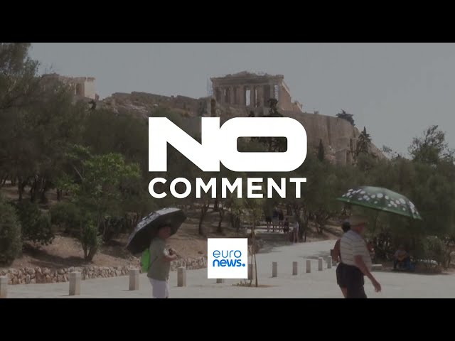 ⁣NO COMMENT: Cierra la Acrópolis de Atenas por la ola de calor que azota Grecia
