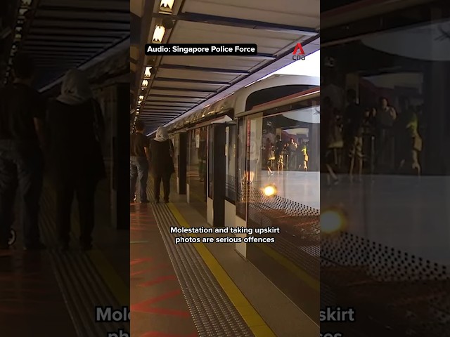 ⁣Announcements against molestation, taking upskirt photos played at all MRT stations