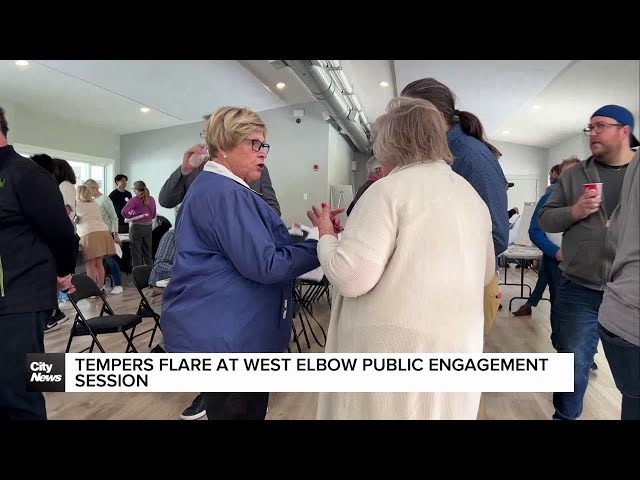 ⁣Tempers flare at City of Calgary public engagement session