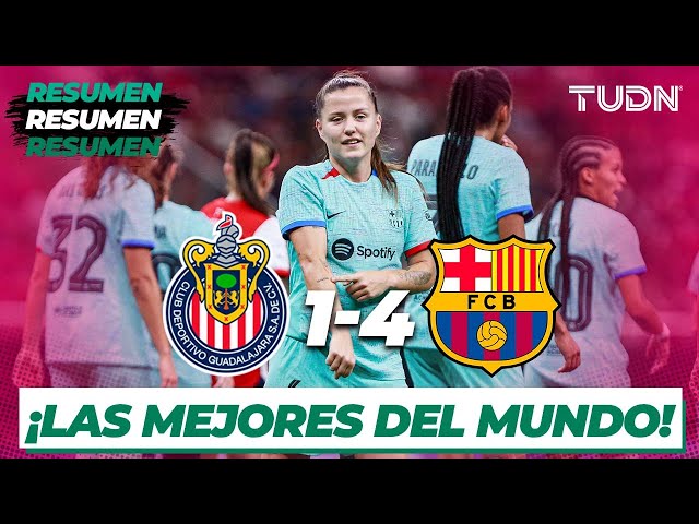 ⁣Resumen y goles | Chivas 1-4 Barcelona | Amistoso Internacional | TUDN