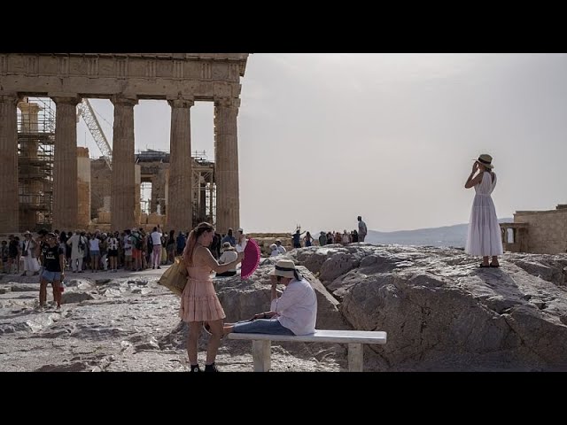 ⁣43 Grad Celsius in Athen: Die Akropolis bleibt geschlossen