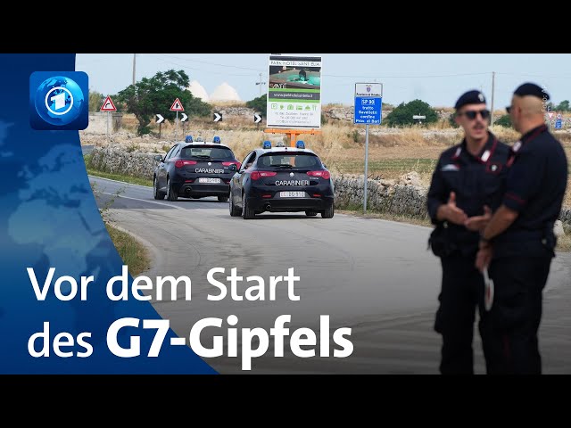 ⁣G7-Treffen: Erster Tag in Bari