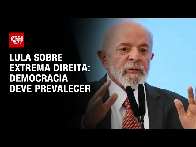 ⁣Lula sobre extrema direita: democracia deve prevalecer | CNN NOVO DIA