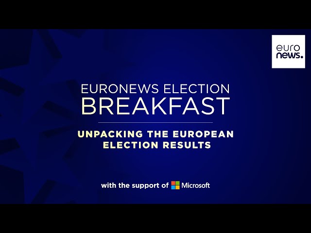⁣Euronews Election Breakfast: Unpacking the European election results