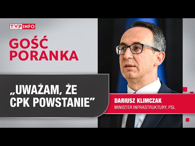 ⁣Dariusz Klimczak: uważam, że CPK powstanie | GOŚĆ PORANKA