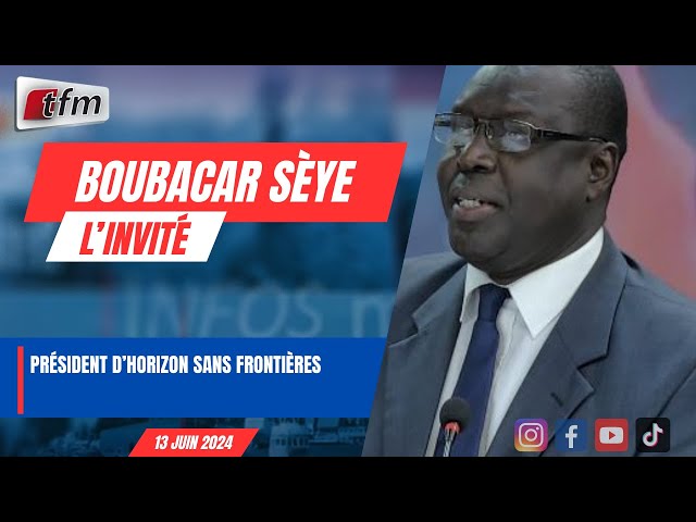 ⁣L’invite d´infos matin  (WOLOF) :  Boubacar Sèye, Président d’Horizon Sans Frontières