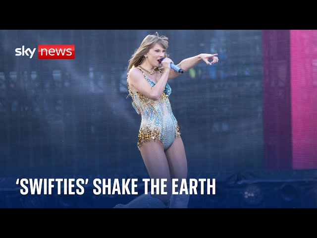 ⁣Taylor Swift's Scotland fans danced so hard they set off earthquake monitors