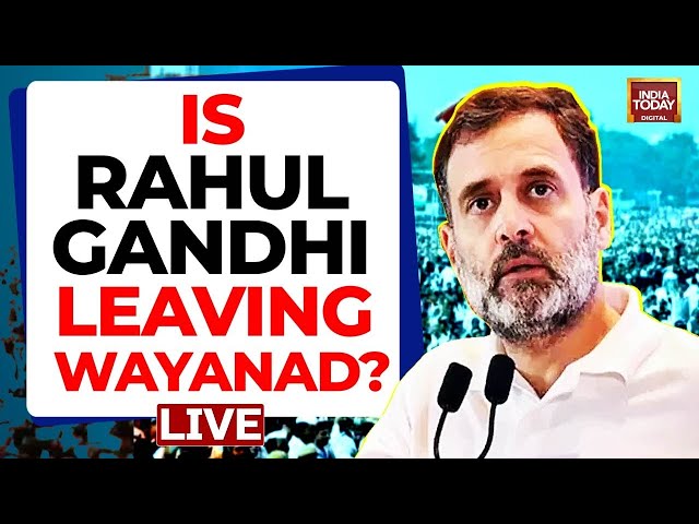 ⁣Rahul Gandhi's Fiery Speech In Kerala | Is Rahul Gandhi Leaving Wayanad? | India Today LIVE