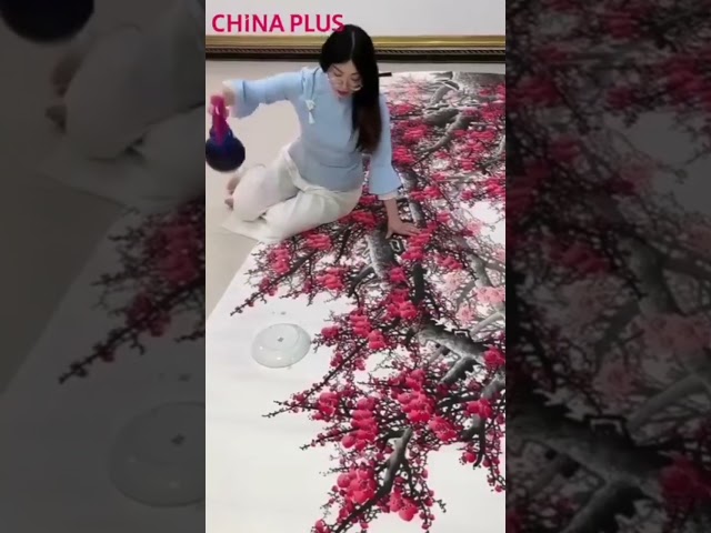 ⁣Цветы сливы на китайских картинах как символ стойкости и удачи