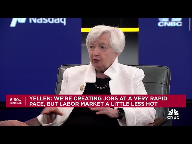 ⁣Treasury Secretary Janet Yellen: We should be looking at the real interest cost of the national debt