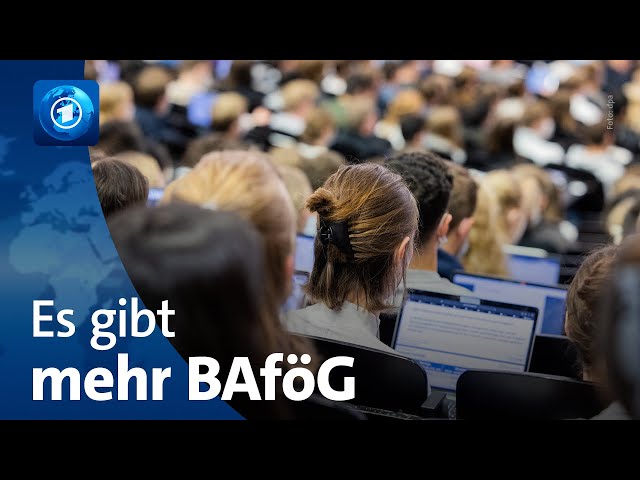 ⁣BAföG: Bundestag beschließt Anhebung