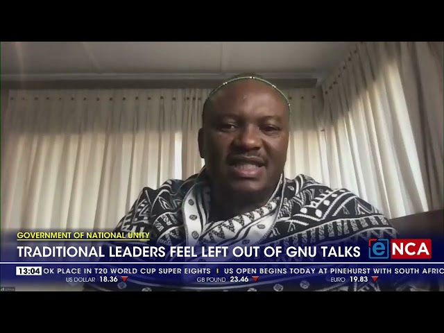 ⁣Traditional leaders feel left out of GNU talks