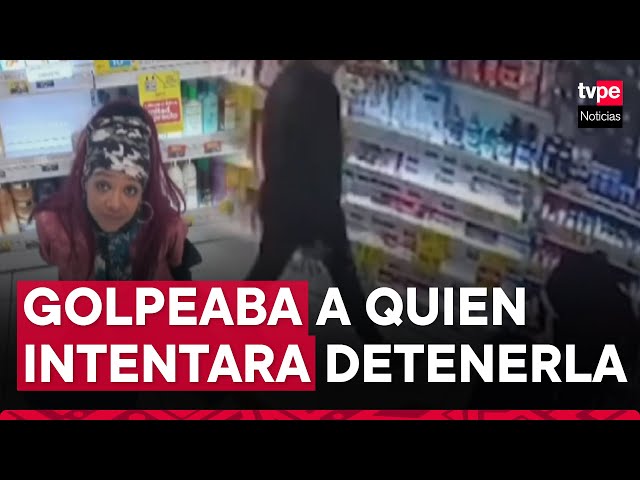 ⁣San Juan de Miraflores: capturan a mujer acusada de robar en farmacias